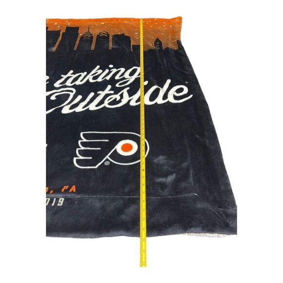 Philadelphia Flyers Pittsburgh We’re Taking This Outside Fleece Throw Blanket - Picture 6 of 6